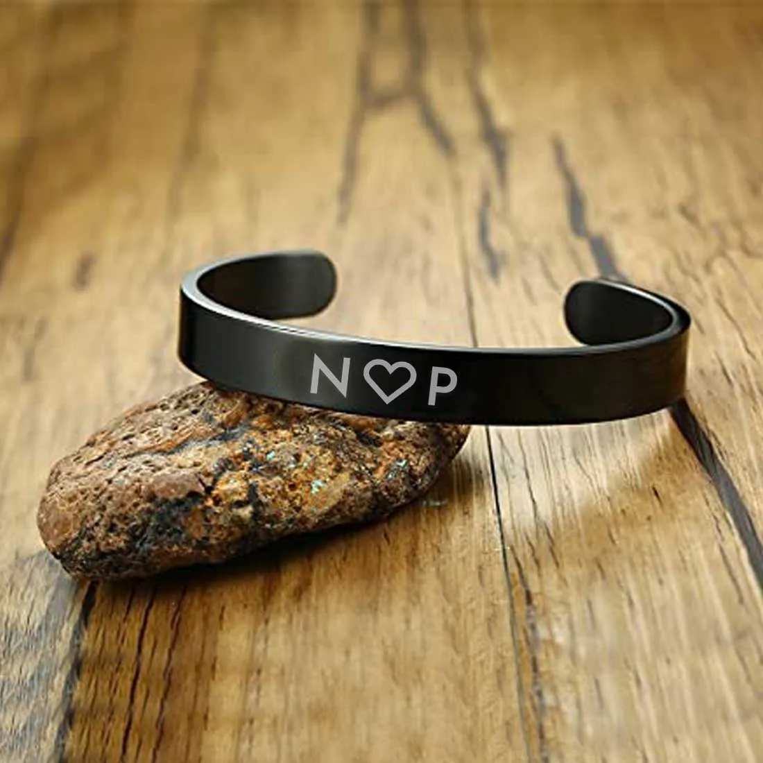 Custom Name Bracelets for Men Women - Rose Gold Plated/Black Rhodium/Gold Plated - Infinity
