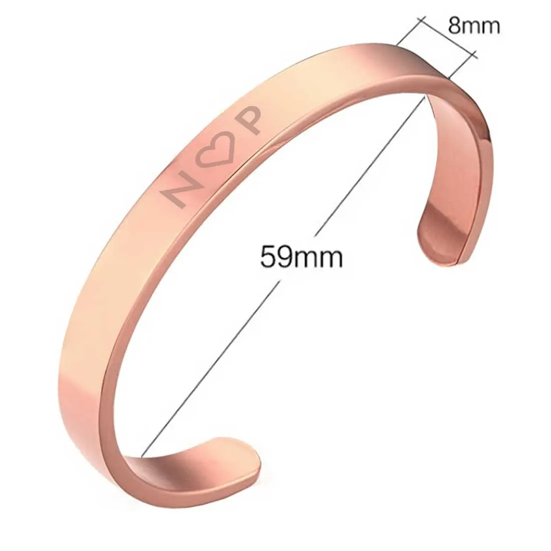 Custom Name Bracelets for Men Women - Rose Gold Plated/Black Rhodium/Gold Plated - Infinity