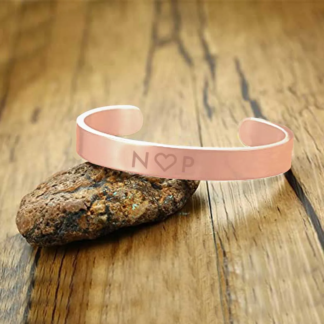 Custom Name Bracelets for Men Women - Rose Gold Plated/Black Rhodium/Gold Plated - Infinity