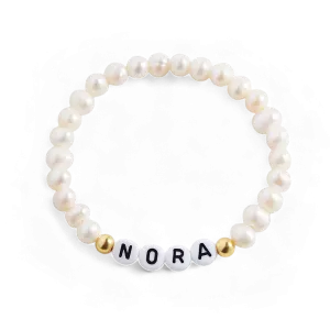 Custom Pearl Beaded Friendship Bracelet
