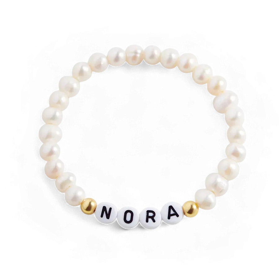 Custom Pearl Beaded Friendship Bracelet