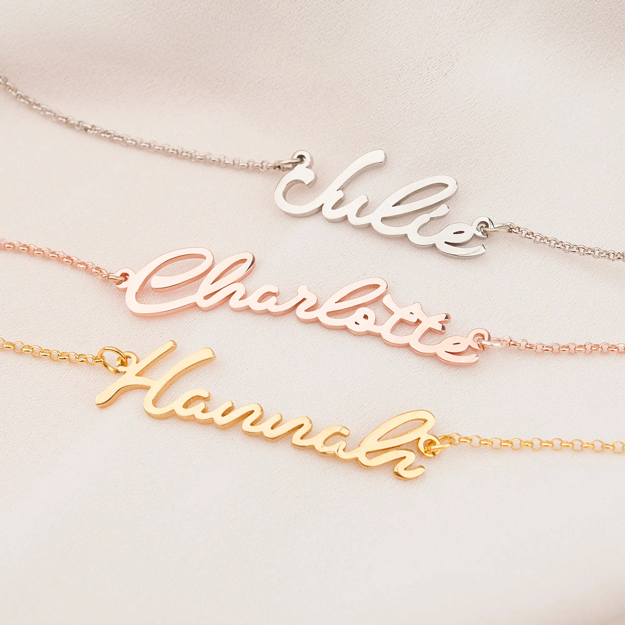 Custom Sterling Silver Name Bracelet