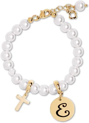 Customizable Baby Bracelets Suitable For Toddler Flower Girl Sister Birthday Wedding Party Baptism Graduation Returning To School Gift