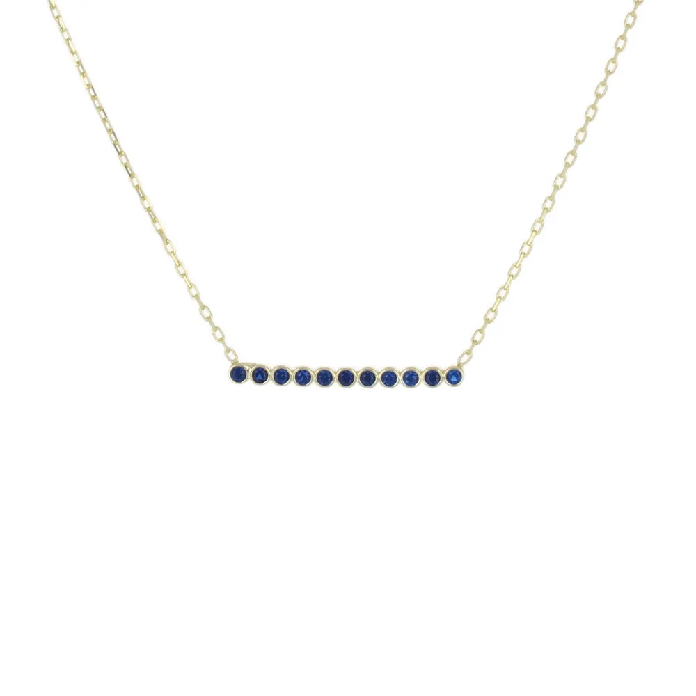 CZ BAR NECKLACE