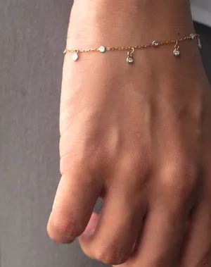 DOTM Scattered Diamond Bracelet