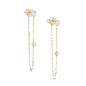 Double Diamond Chain Studs