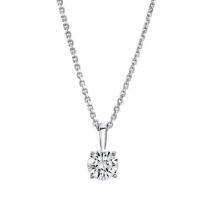 EMERALD SHAPE DIAMOND PENDANT