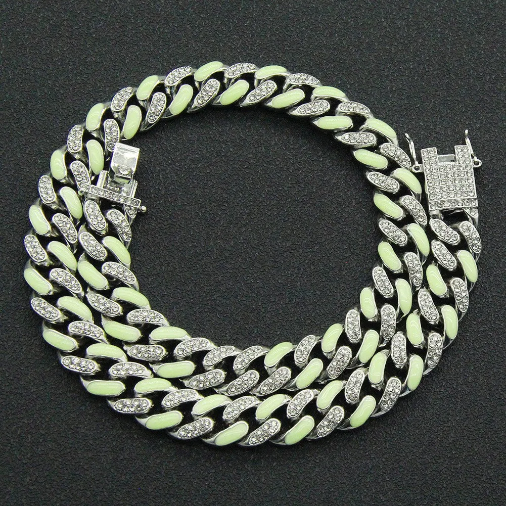 Fashion Full Diamond Dripping Bracelet Necklace