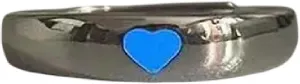 Fashion Love Heart Luminous Couple Ring For Women Men Glow In Dark Player 1/2 Gaming Ring Adjustable Finger Rings Jewelry Gift