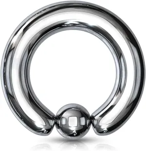 FIFTH CUE 2G | 4G | 6G | 8G | 10G | 12G - Colored Tension Captive Titanium IP 316L Surgical Implant Grade Steel Bead Ring | Opening Pliers REQUIRED