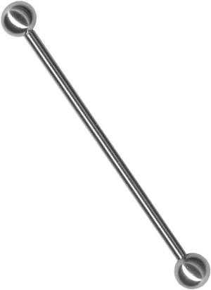 FIFTH CUE 316L Surgical Implant Grade Basic Steel Industrial Barbell