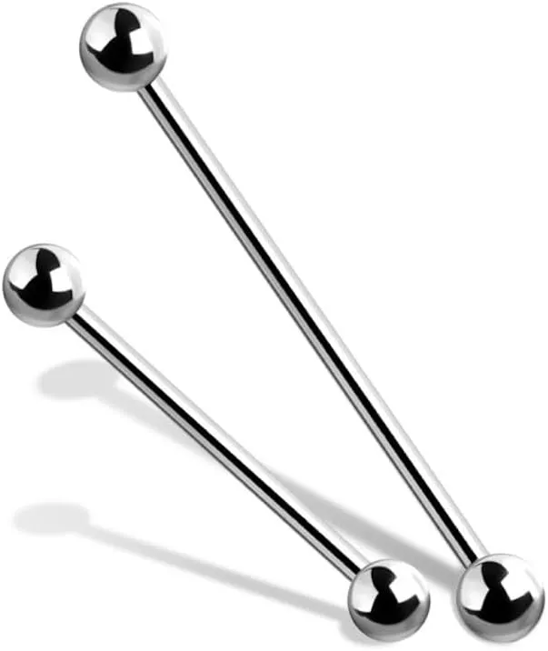 FIFTH CUE 316L Surgical Implant Grade Basic Steel Industrial Barbell