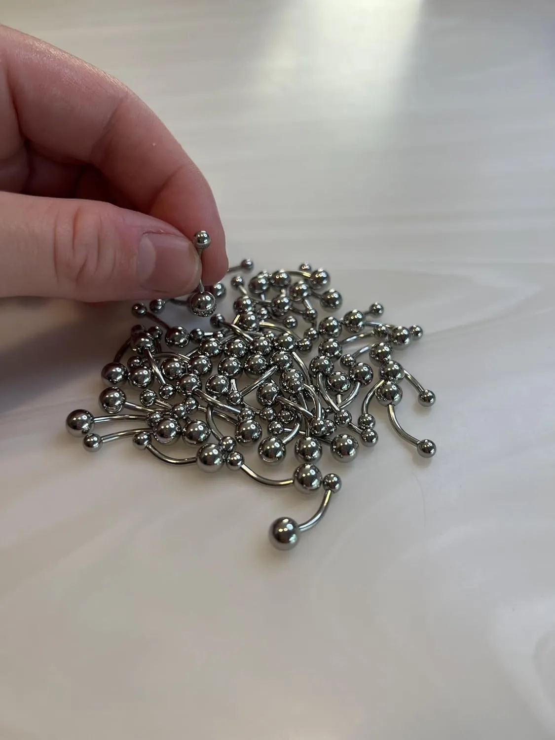 FIFTH CUE 316L Surgical Implant Grade Steel Basic Navel Belly Ring