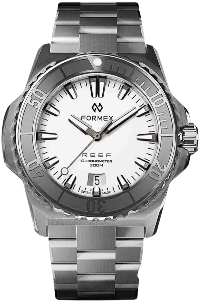 Formex REEF 39.5mm Automatic Chronometer 300m White Bracelet