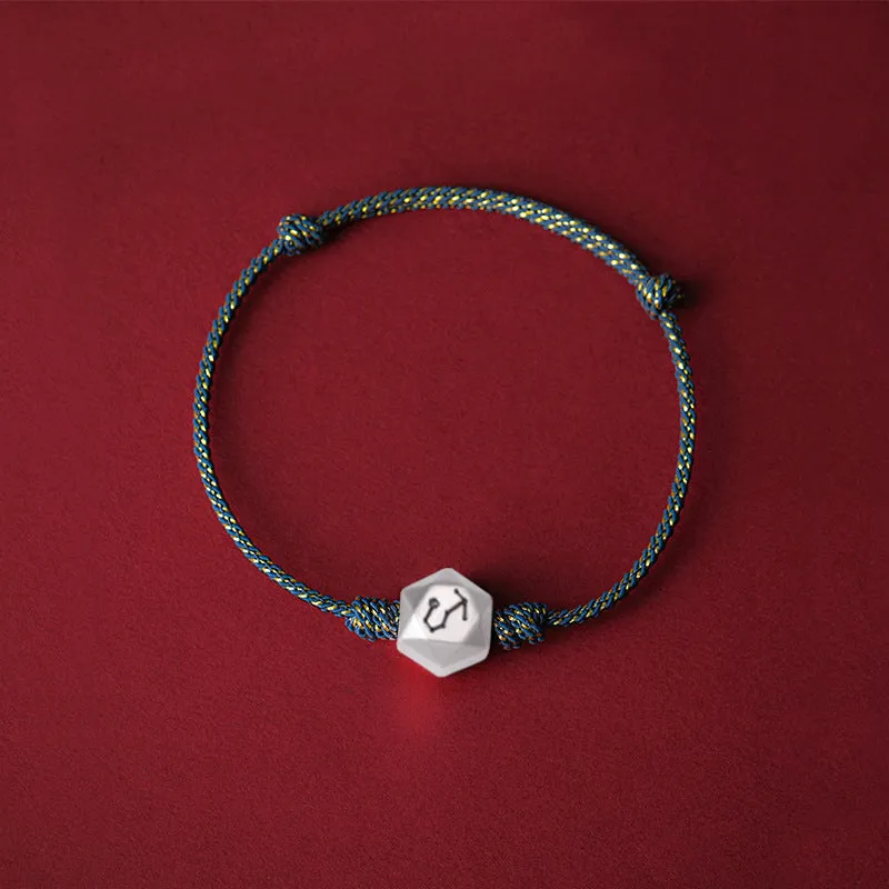 Fortune's Favor: Sterling Silver Constellation Bracelet for Couples