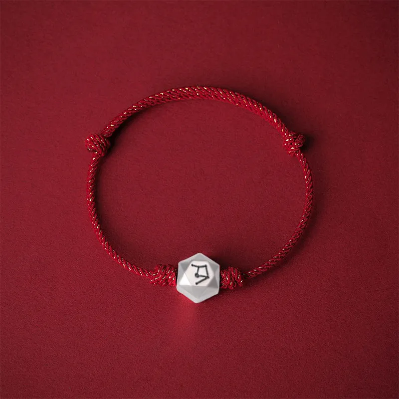 Fortune's Favor: Sterling Silver Constellation Bracelet for Couples