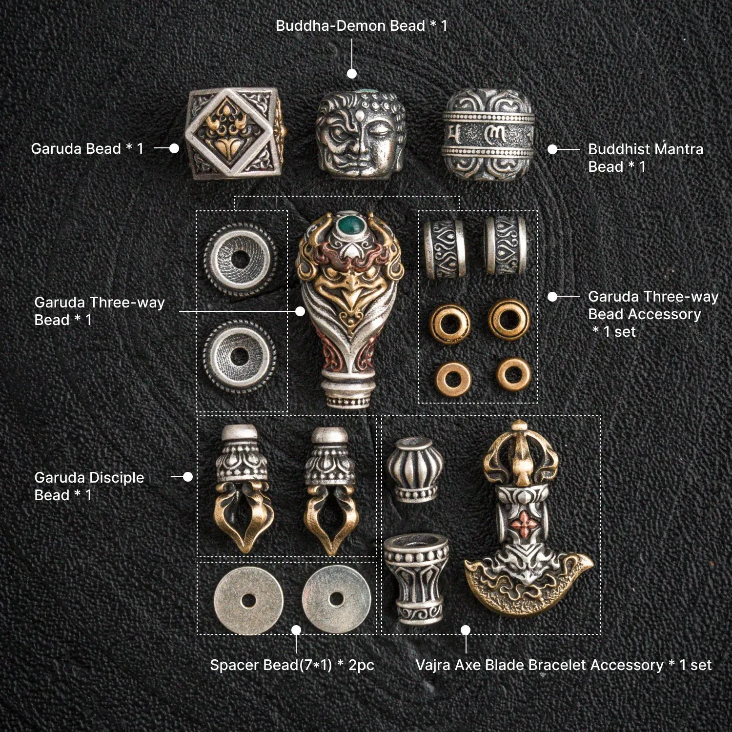Garuda Three-way Bead