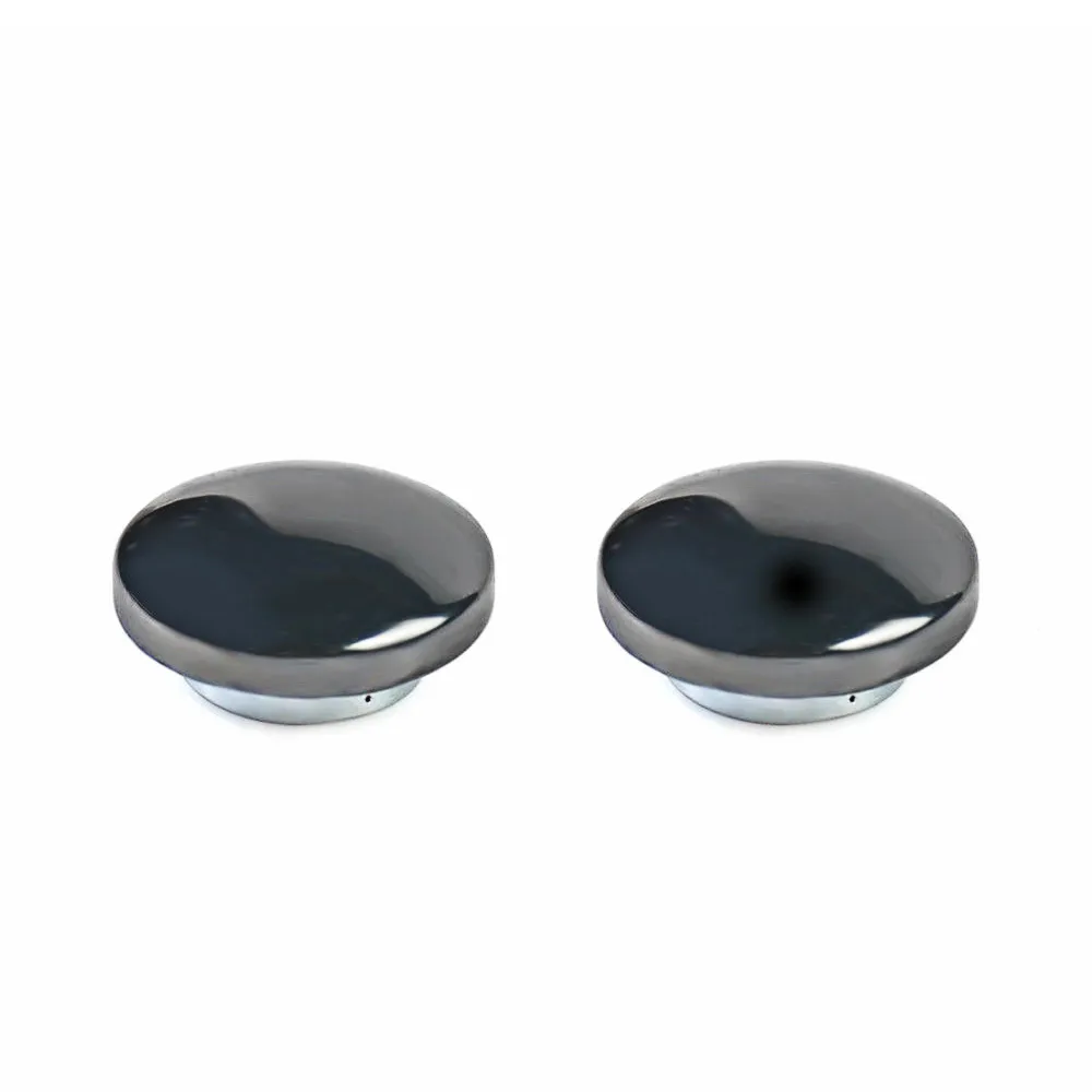 Glamza 2 in 1 Black Ear Studs and Magnetic Slimming Studs