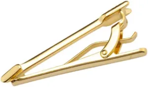 Gold Creative Shape Metal Lavalier Men's Business Casual Tie Pin Tie Clip Decorative Accessories