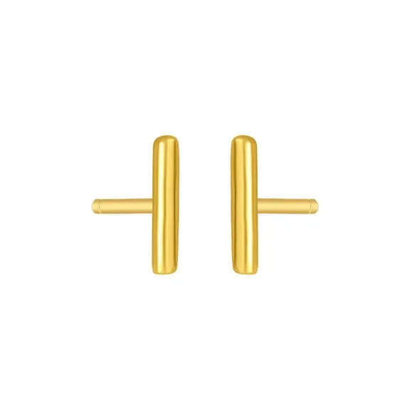 Gold Plated Lottie Studs