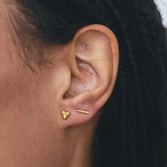 Gold Plated Lottie Studs
