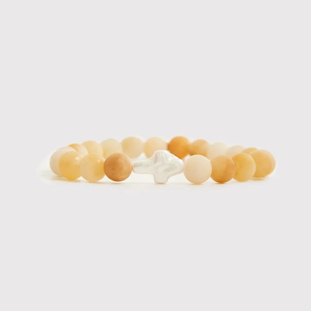 Golden Hour Stone Bracelet