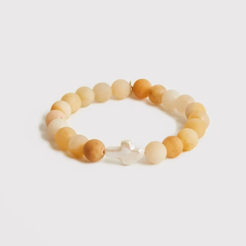 Golden Hour Stone Bracelet
