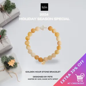 Golden Hour Stone Bracelet