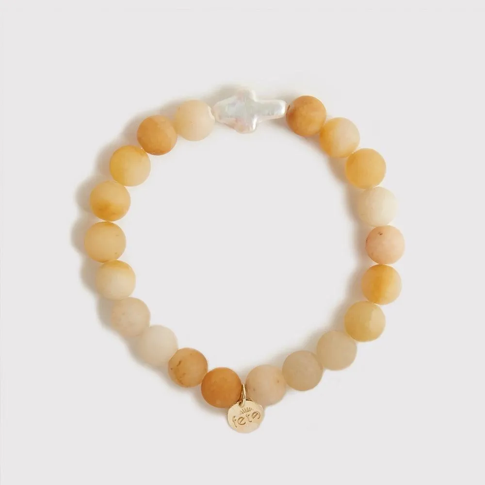 Golden Hour Stone Bracelet