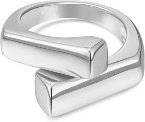 Gold/Silver Chunky Open Ring Adjustable Fashion Statement Ring for Women Ladies