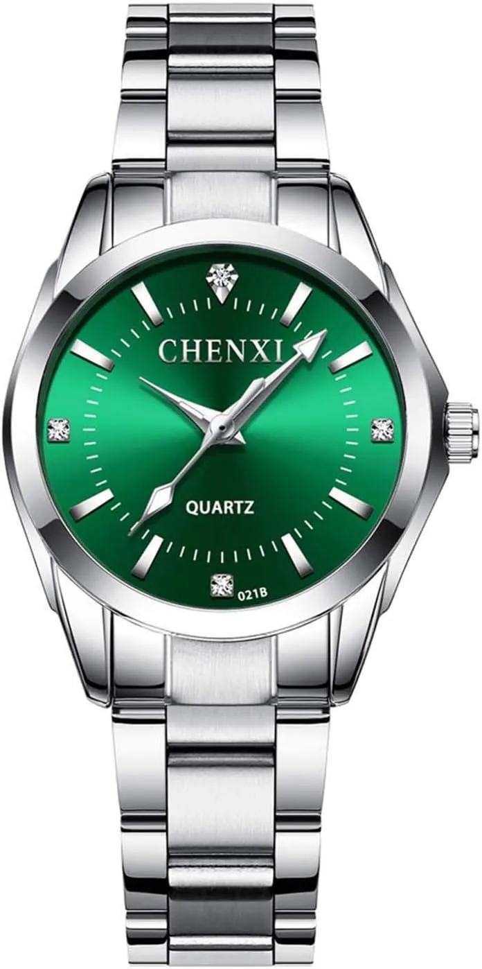 Gosasa Luxury Women's Watch Quartz Stainless Steel Casual Business Waterproof Luminous Dress Silver Bracelet Wrist Watches