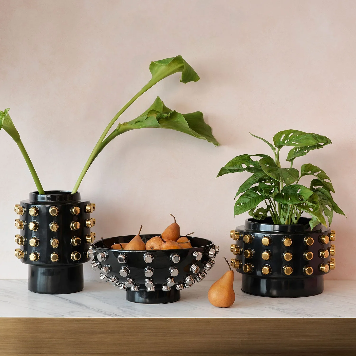 greg natale | debbie bowl | black   silver - DC