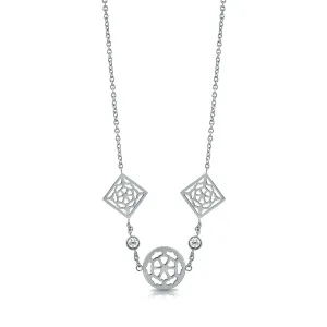 Guess Stainless Steel 15-17" Single Chain Peony Chain
