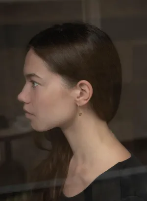 Half moon pendants earrings N°16