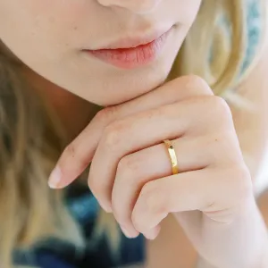 Hammered Boyfriend Ring - Final Sale