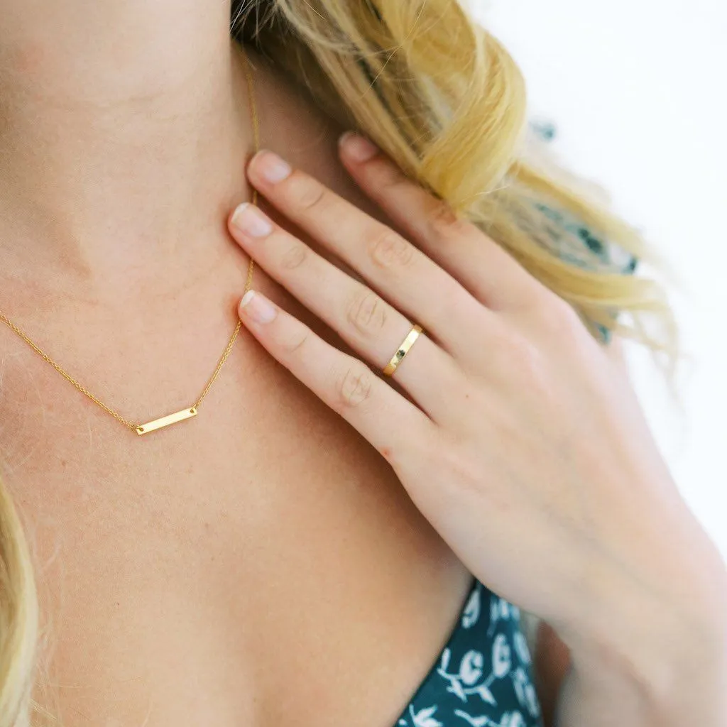 Hammered Boyfriend Ring - Final Sale