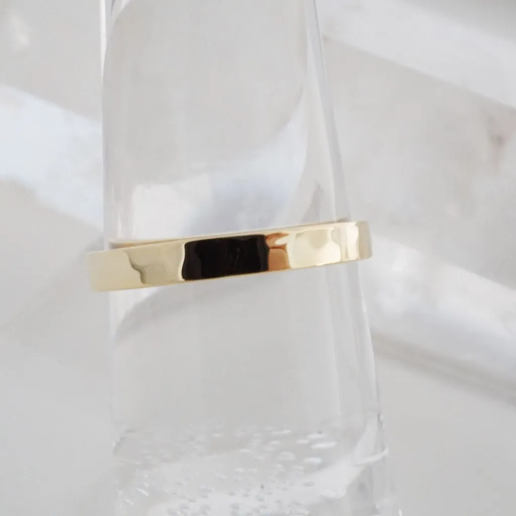 Hammered Boyfriend Ring - Final Sale