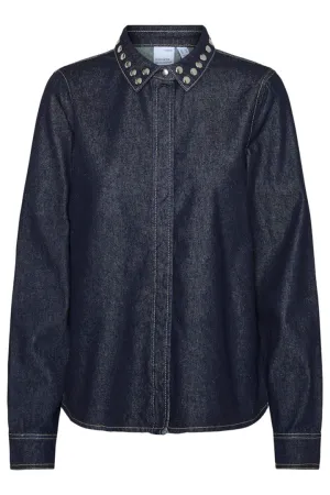 Huston Studs Denim Shirt