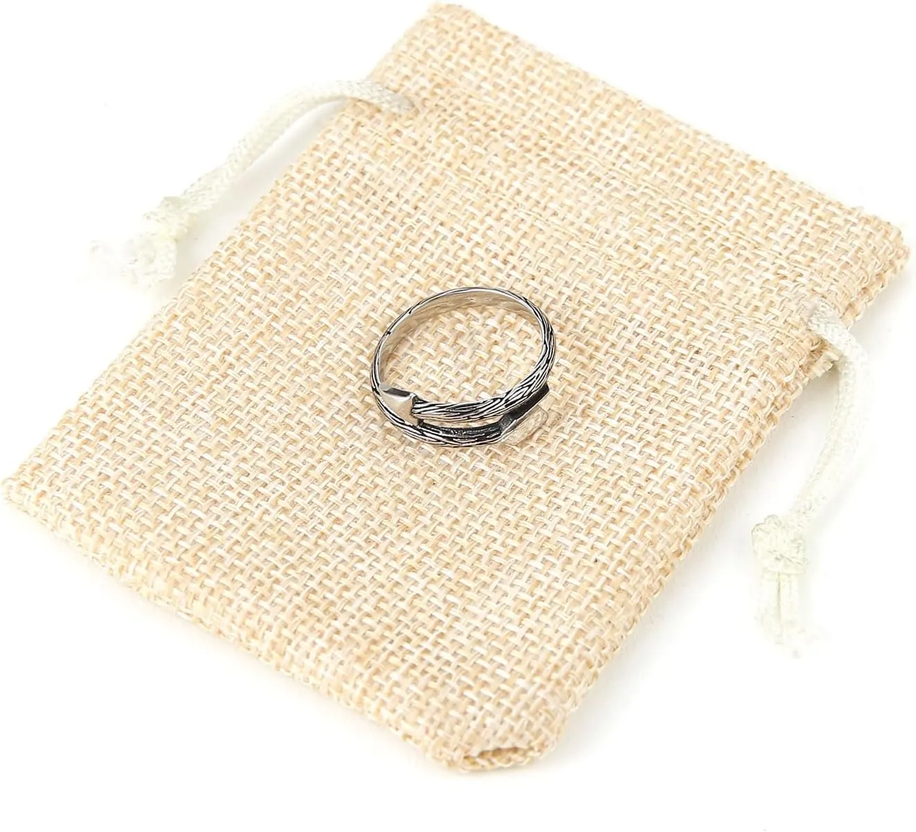 HZMAN Arrow Ring for Men Women Stainless Steel Retro Gothic Ring Jewelry Gift