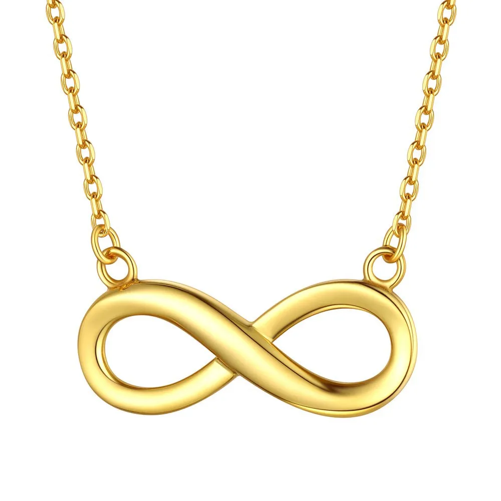 Infinity Necklace for Women Cubic Zirconia Infinity Necklace Sterling Silver Jewelry Birthday Christmas Gift for Her Wife Mom