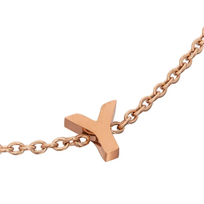 Initial Bracelet Bundle (Rose Gold)