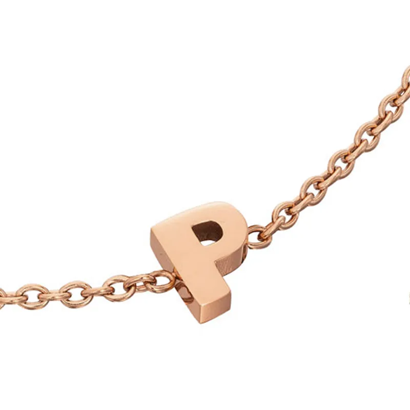 Initial Bracelet Bundle (Rose Gold)