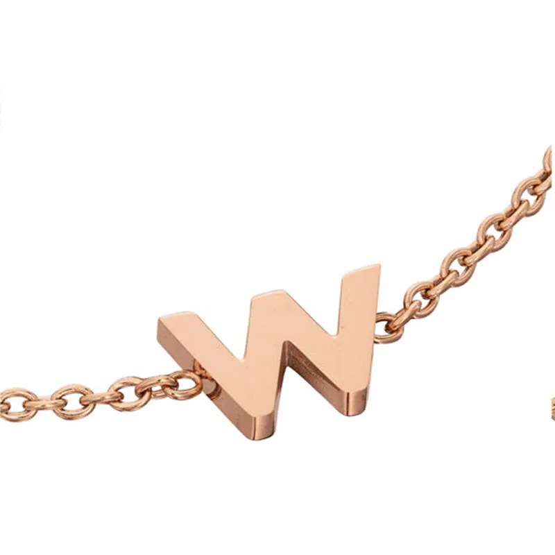 Initial Bracelet Bundle (Rose Gold)