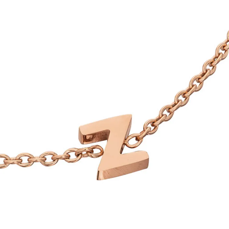 Initial Bracelet Bundle (Rose Gold)