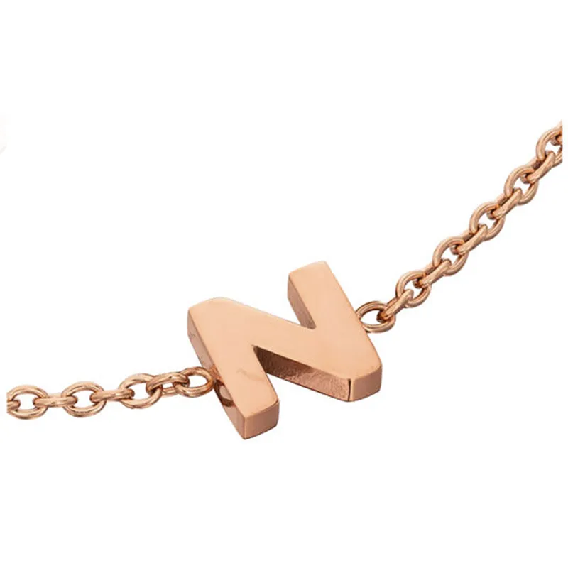 Initial Bracelet Bundle (Rose Gold)