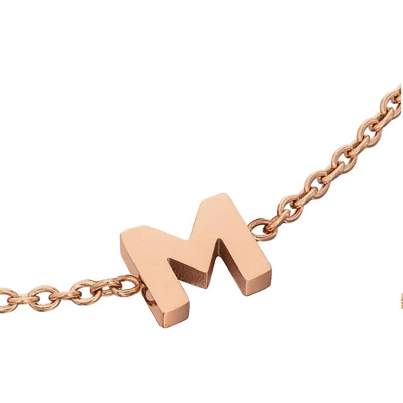 Initial Bracelet Bundle (Rose Gold)