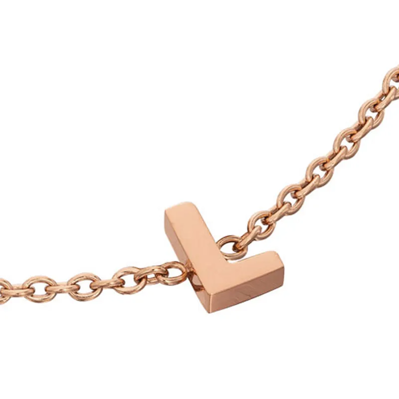 Initial Bracelet Bundle (Rose Gold)