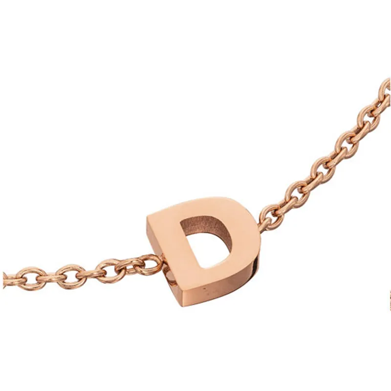 Initial Bracelet Bundle (Rose Gold)