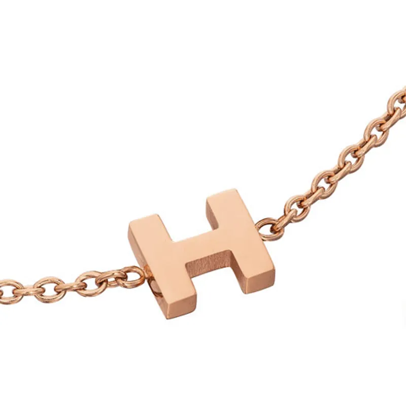 Initial Bracelet Bundle (Rose Gold)