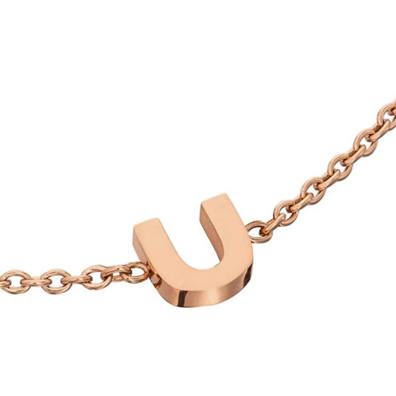 Initial Bracelet Bundle (Rose Gold)